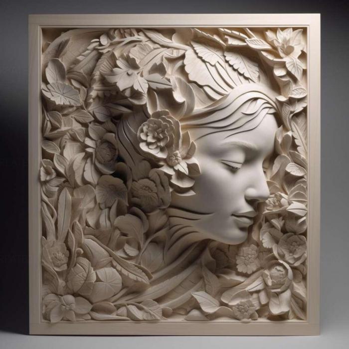 نموذج ثلاثي الأبعاد لآلة CNC 3D Art 